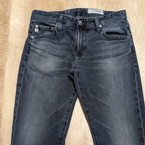 AG Adriano Goldschmied Dark Wash The Tellis Modern Slim Jeans - Picture 3 of 8